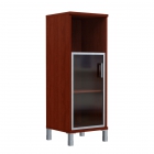 Стеллаж со стеклом в раме Skyland В421.4 R Бургунди