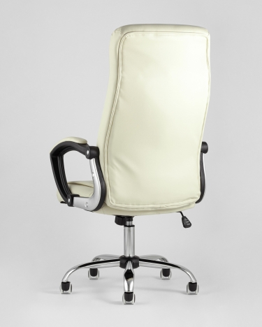 Кресло руководителя Stool Group TopChairs Tower Бежевое
