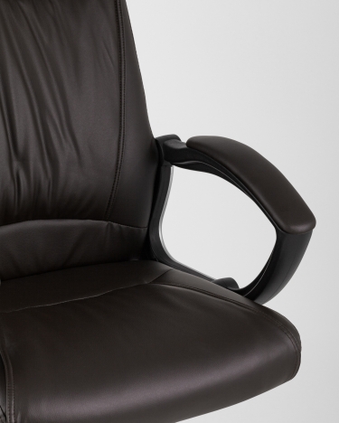 Кресло руководителя Stool Group TopChairs Tower Коричневое