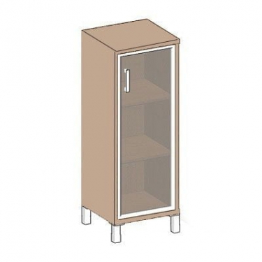 Стеллаж стекло тонированное Skyland В421.7 L Дуб девон