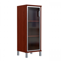 Стеллаж стекло тонированное Skyland В421.7 R Бургунди