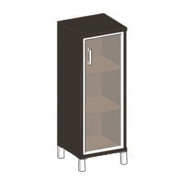 Стеллаж стекло тонированное Skyland В421.8 L Венге магия