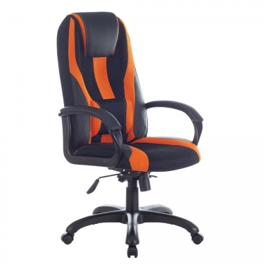 Кресло игровое BRABIX BRABIX PREMIUM Rapid GM-102 Черный-оранжевый