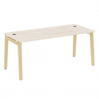 Стол рабочий руководителя Рива ONIX WOOD OW.SRR-5.8 Денвер Светлый/Светлый