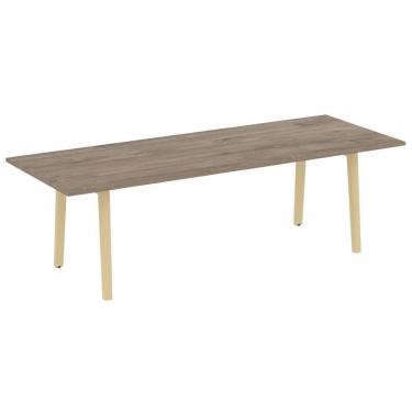 Стол переговорный Рива ONIX WOOD OW.PRG-25 Тиквуд Темный/Светлый