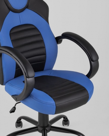 Геймерское кресло Stool Group TopChairs Racer Midi Синий