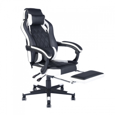 Геймерское кресло Stool Group TopChairs Virage Черный-белый