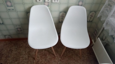 Стул для кухни Цвет мебели Eames SC-001 Белый