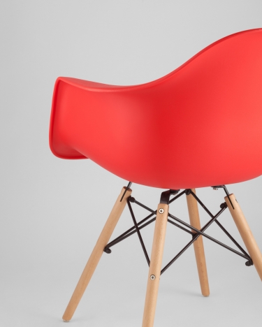 Стул Stool Group Eames DAW Красный