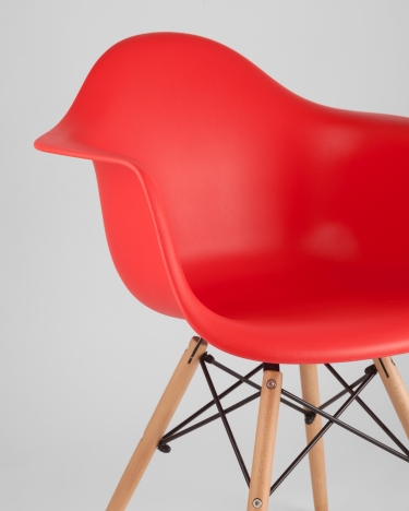 Стул Stool Group Eames DAW Красный