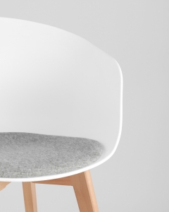 Кресло Stool Group Libra Soft Белый