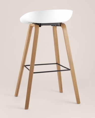 Барный стул Stool Group Libra Soft с подушкой Белый