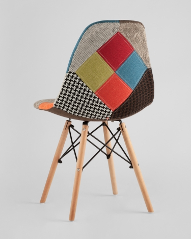 Стул Stool Group Eames DSW Пэчворк