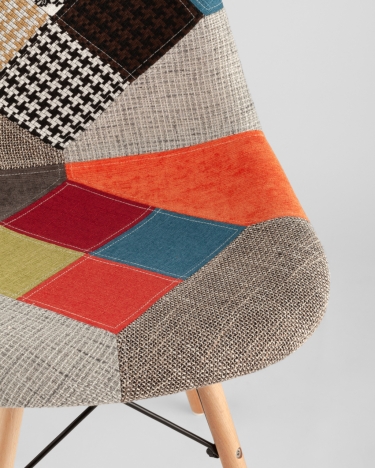 Стул Stool Group Eames DSW Пэчворк