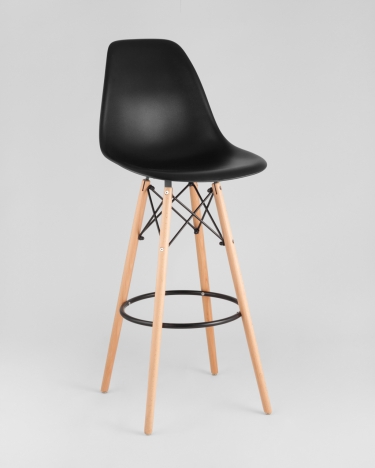 Стул Stool Group Eames DSW барный Черный