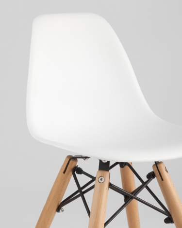 Стул Stool Group EAMES DSW детский Белый