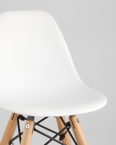 Стул Stool Group EAMES DSW детский Белый