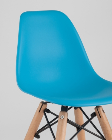 Стул Stool Group EAMES DSW детский Голубой