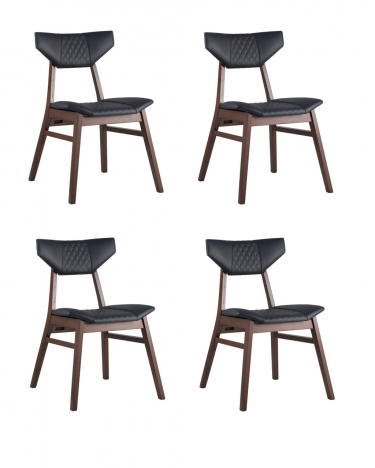 Комплект из четырех стульев Stool Group TOR 4 Синий