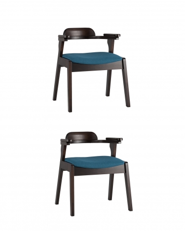 Комплект из двух стульев Stool Group VINCENT 2 Синий