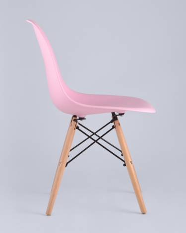 Стул Stool Group Eames DSW Розовый