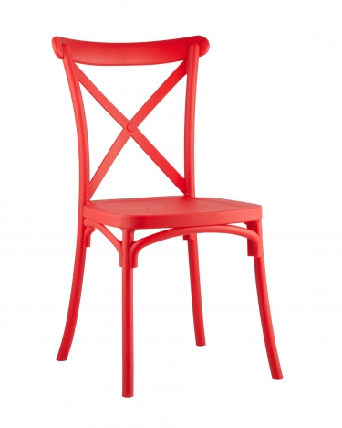 Стул пластиковый Stool Group Кроссбэк Красный
