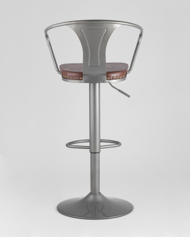 Стул барный Stool Group TOLIX ARMS SOFT Серебристый
