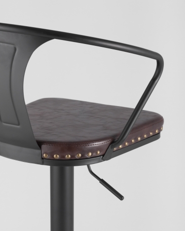 Стул барный Stool Group TOLIX ARMS SOFT Черный