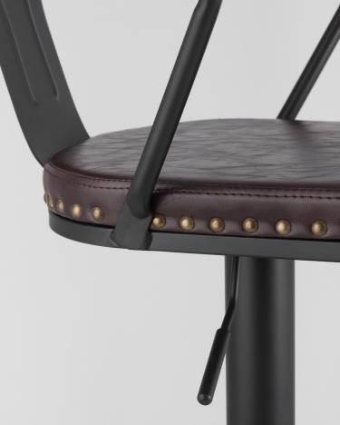 Стул барный Stool Group TOLIX ARMS SOFT Черный
