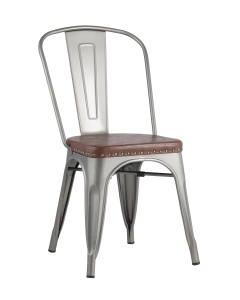 Стул Stool Group TOLIX SOFT мягкий Серебристый