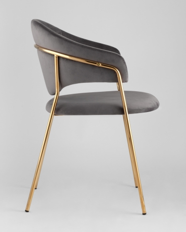 Стул мягкий Stool Group Эвита Серый