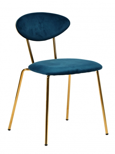 Стул Stool Group Ники велюр Синий