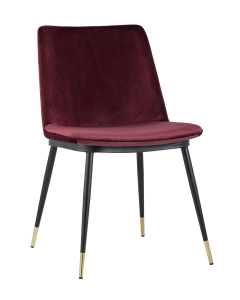 Стул Stool Group Мелисса велюр Бордовый
