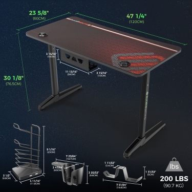 Геймерский стол Eureka Eureka GIP 47