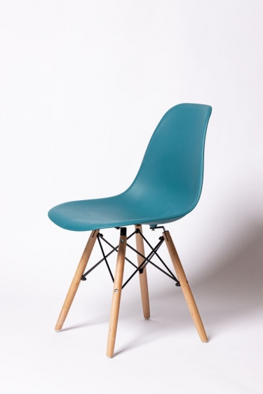 Стул для кухни Цвет мебели Eames SC-001 Морская волна