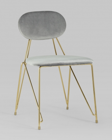 Стул Stool Group Элис мягкий Светло-серый