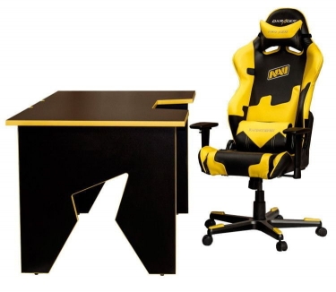 Стол геймерский DXRacer Generic Comfort Gamer2/DS/NY Желтый Черный