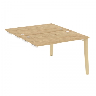 Стол-приставка двойной к опорным элементам Рива ONIX WOOD OW.D.SPR-2.7 Тиквуд Светлый/Светлый