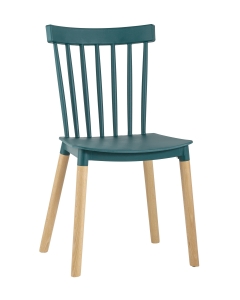 Стул пластиковый Stool Group Field Темно-бирюзовый