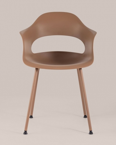 Стул пластиковый Stool Group Lady Коричневый