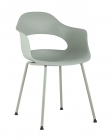 Стул пластиковый Stool Group Lady Серо-зеленый
