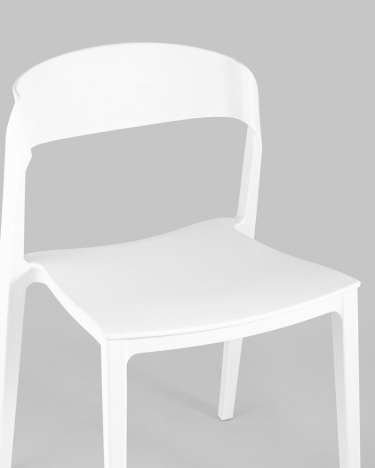Стул пластиковый Stool Group Moris Белый