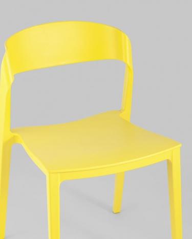Стул пластиковый Stool Group Moris Желтый