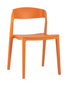 Стул пластиковый Stool Group Moris Оранжевый