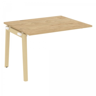 Проходной наборный элемент переговорного стола Рива ONIX WOOD OW.NPRG-2 Тиквуд Светлый/Светлый
