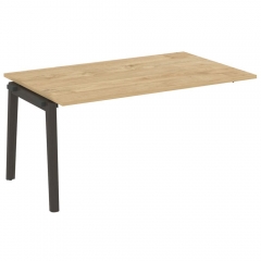 Проходной наборный элемент переговорного стола Рива ONIX WOOD OW.NPRG-4 Тиквуд Светлый/Темный