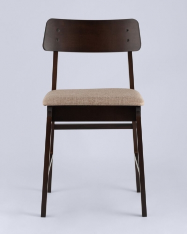 Комплект из двух стульев Stool Group ODEN мягкая тканевая Коричневая обивка