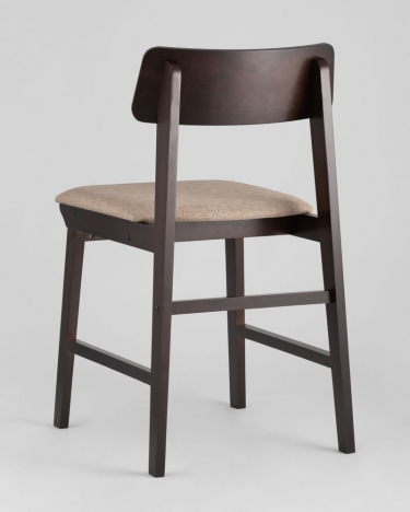 Комплект из двух стульев Stool Group ODEN мягкая тканевая Коричневая обивка
