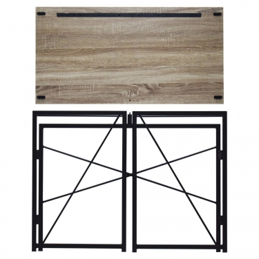 Стол на металлокаркасе BRABIX BRABIX LOFT CD-002 Дуб антик