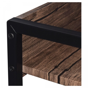 Стол на металлокаркасе BRABIX BRABIX LOFT CD-003 Мореный дуб
